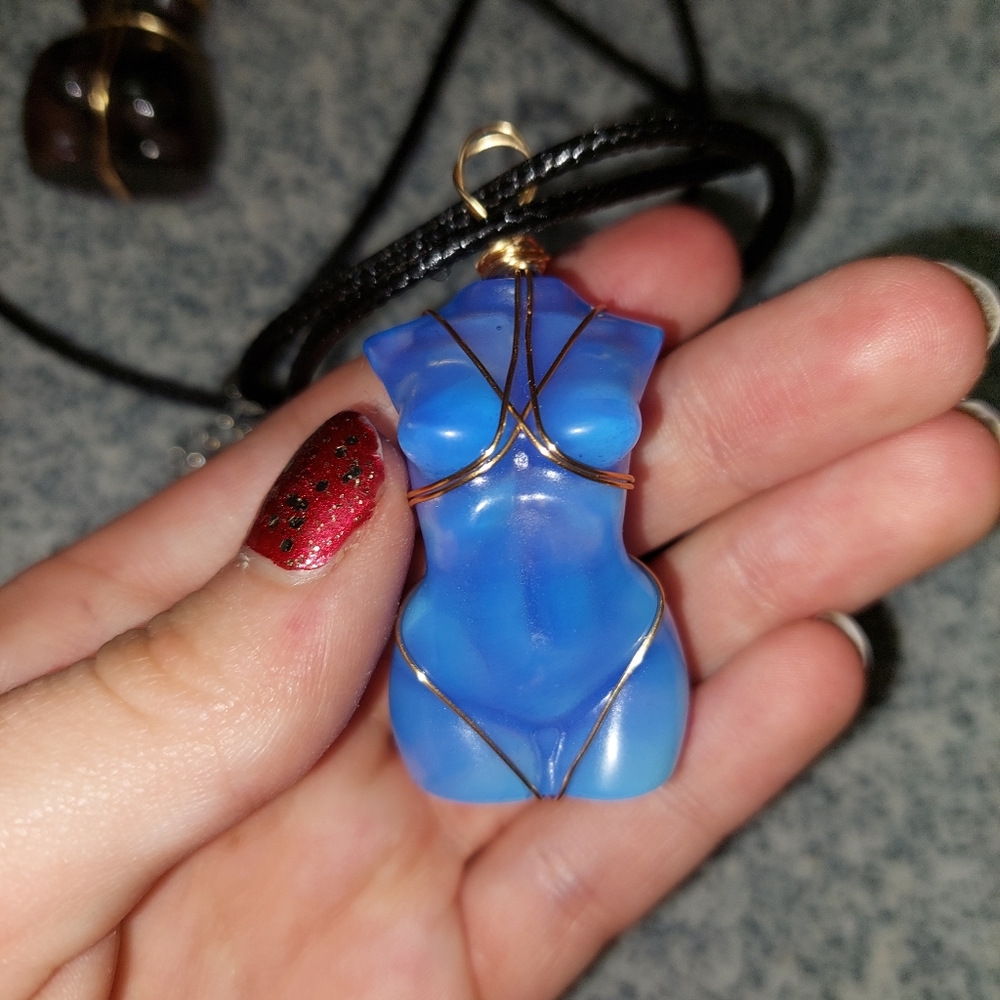 Crystal Lady Body Necklace NEVER WORN